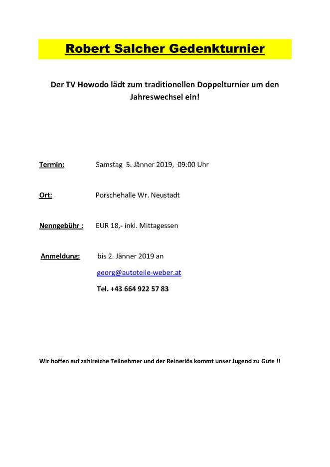 Robert Salcher Gedenkturnier